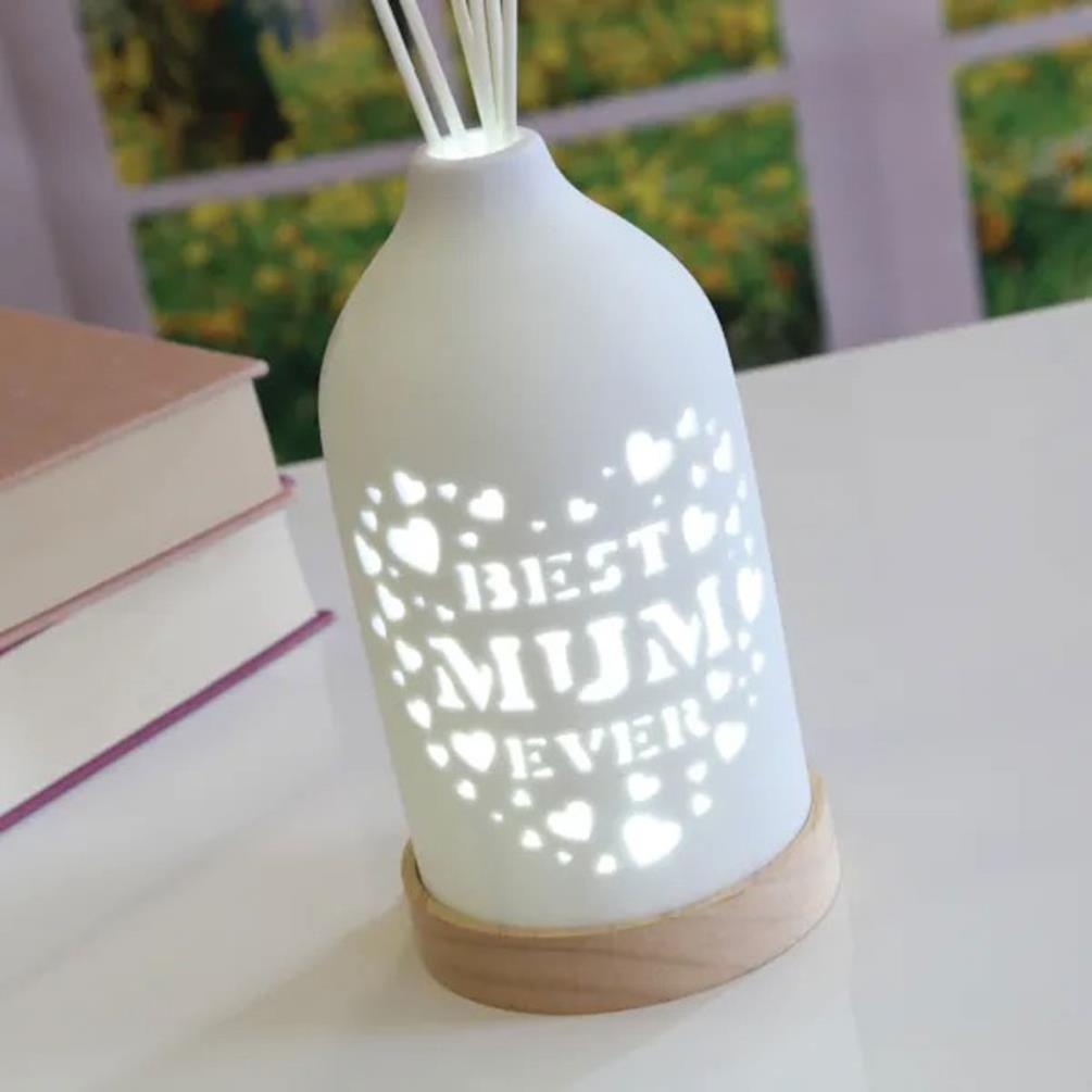 Woodbridge Best Mum Ever LED Light up Reed Diffuser Extra Image 3